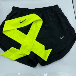 Nike Dri-Fit shorts and Headband Bundle